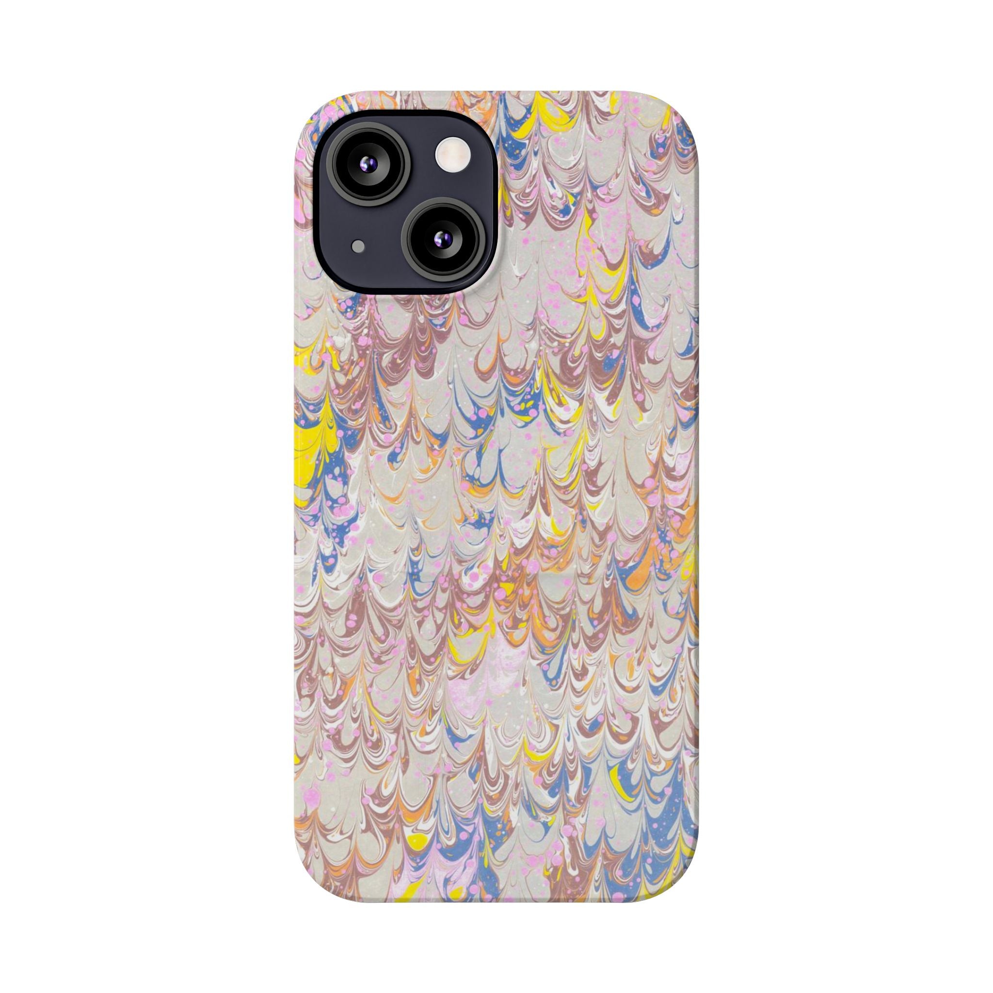 Multi-Color Italian Marbled Designed, Slim Phone Cases, Case-Mate