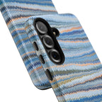 Blue Marbled Phone Cases iPhone + Samsung - all models, Vintage Marbled Design - Tough Cases