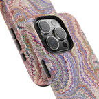 Marbled Pastel Pink Italian Vintage Design - iPhone & Samsung