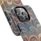 Multi-Color Feather Marble - Dual Layer Case