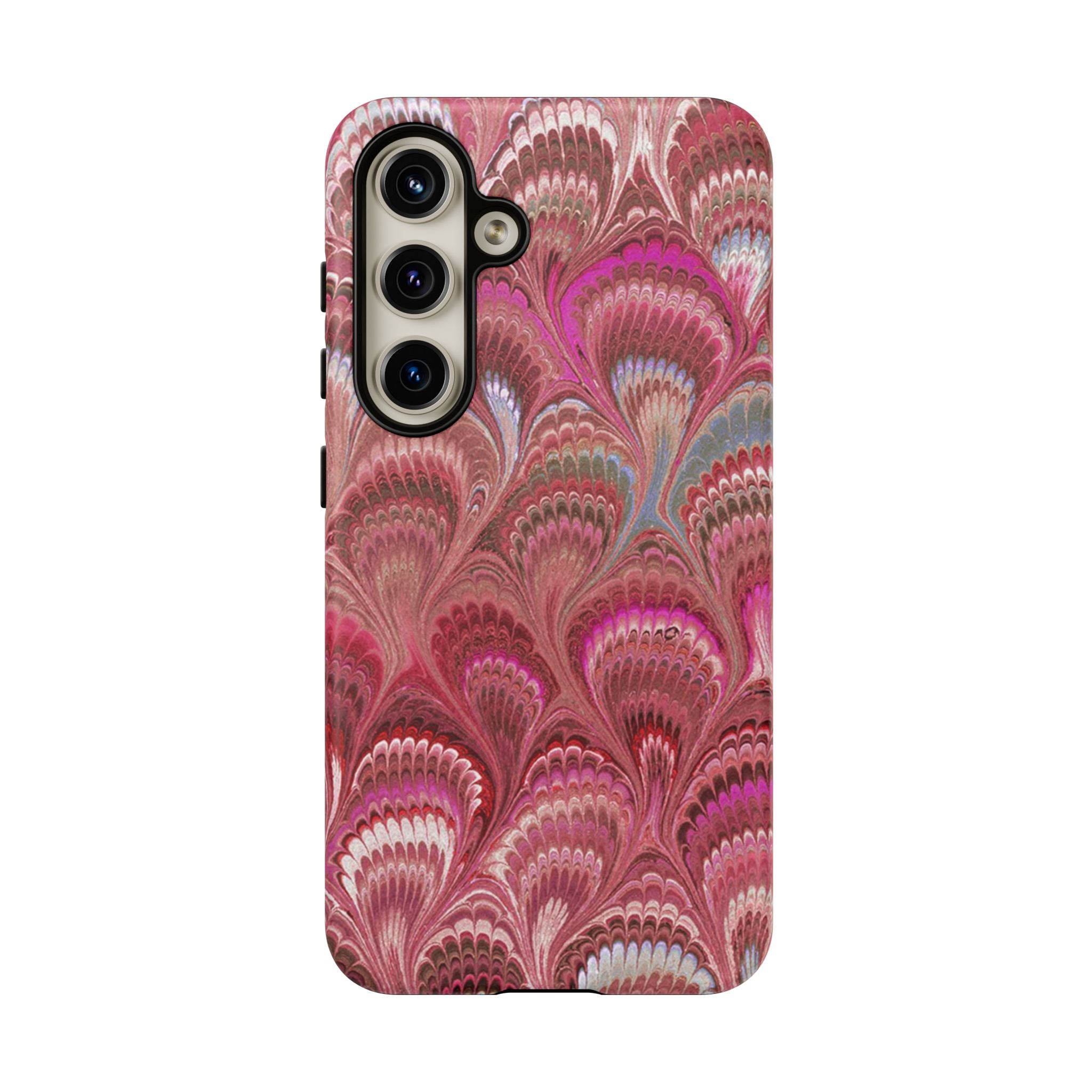 Shades of Pink Marbled Phone Case — Tough Protective Phone Cover