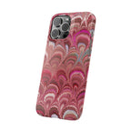 Shades of Pink Marbled Phone Case — Tough Dual Layer Phone Cover