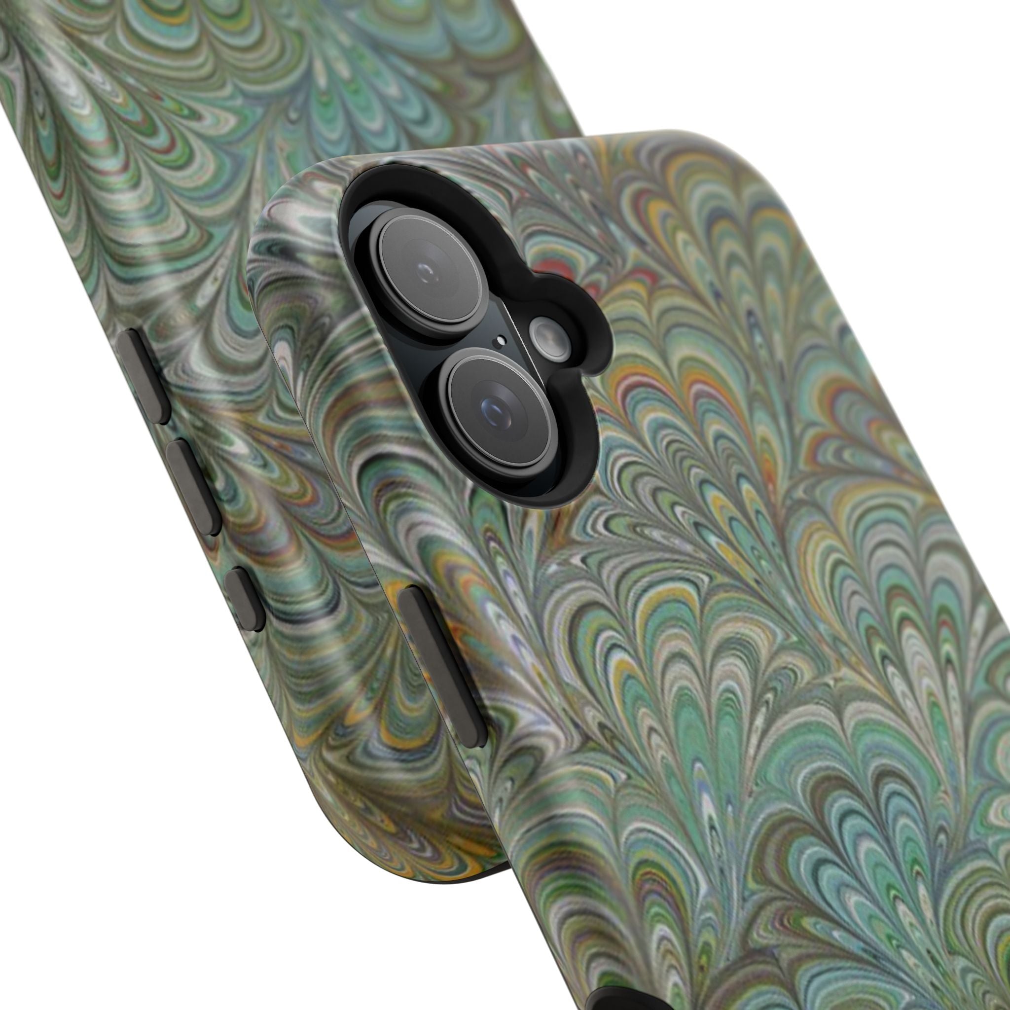 Italian Peacock Green Highly Durable Phone Case for Apple + Samsung