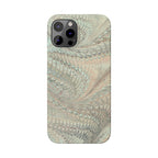 Mint + Green Italian Marbled Phone Case, Mag Safe