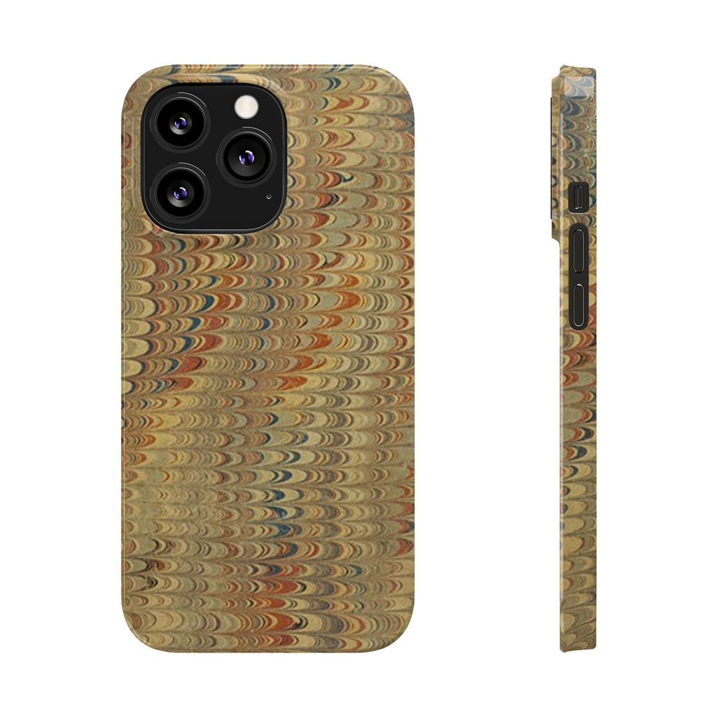 Phone Cases - Golden Fall Neutrals Italian Marbled Design, Gift for Art Lovers, Customizable and Stylish