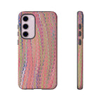 Pink Pastels Feather Marbled Vintage Design iPhone 16 + Samsung + Apple + Google - all models