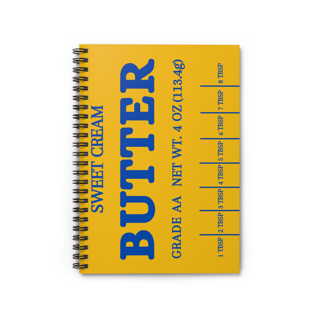 Retro Yellow Notebook - Ruled Line Journal