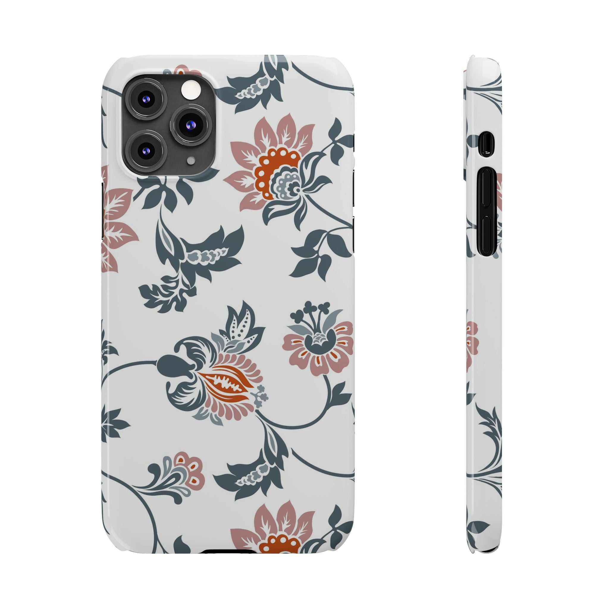 Pink and Green Floral