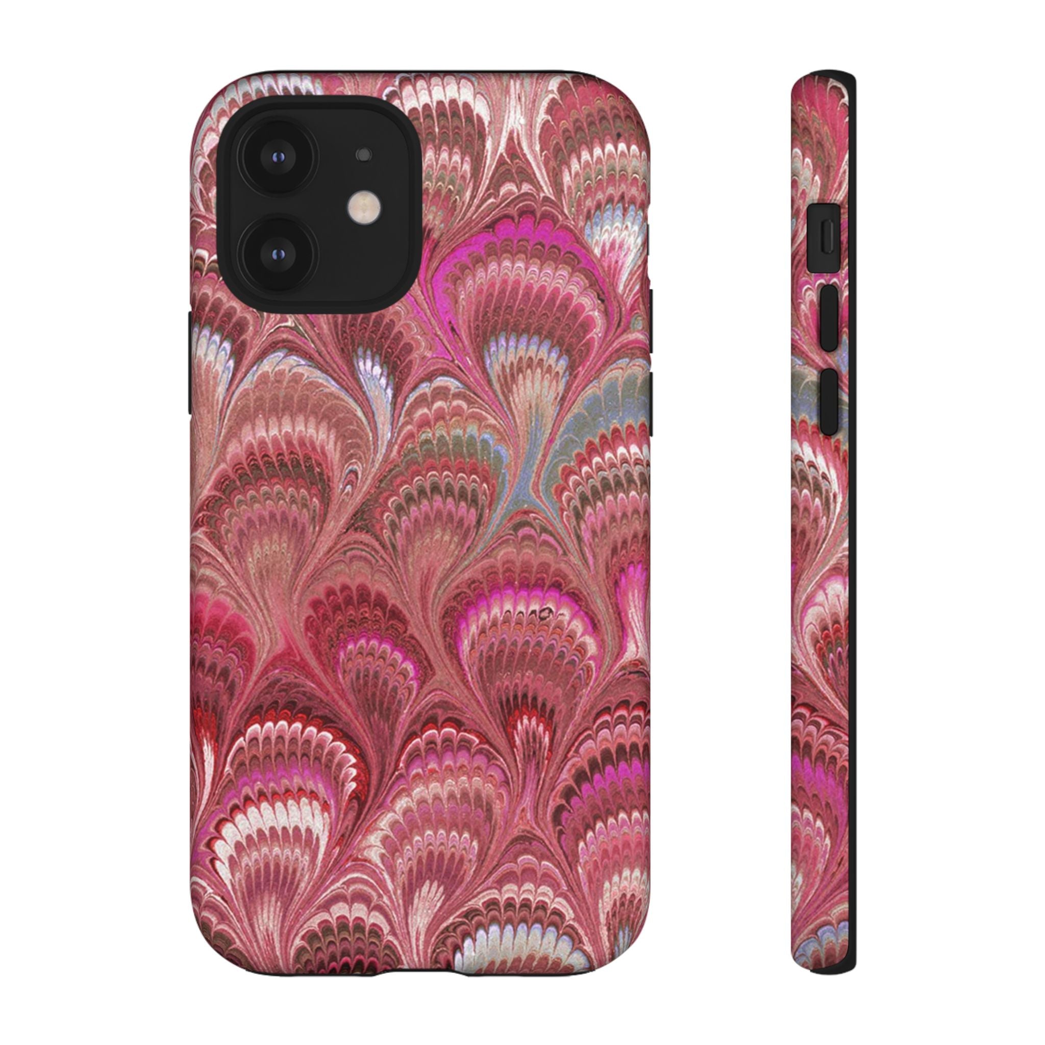 Shades of Pink Marbled Phone Case — Tough Protective Phone Cover