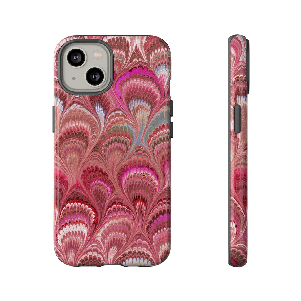 Shades of Pink Marbled Phone Case — Tough Protective Phone Cover