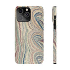Beige and Neutrals Italian Vintage Marbled Paper Design on iPhone 17 + All Cases