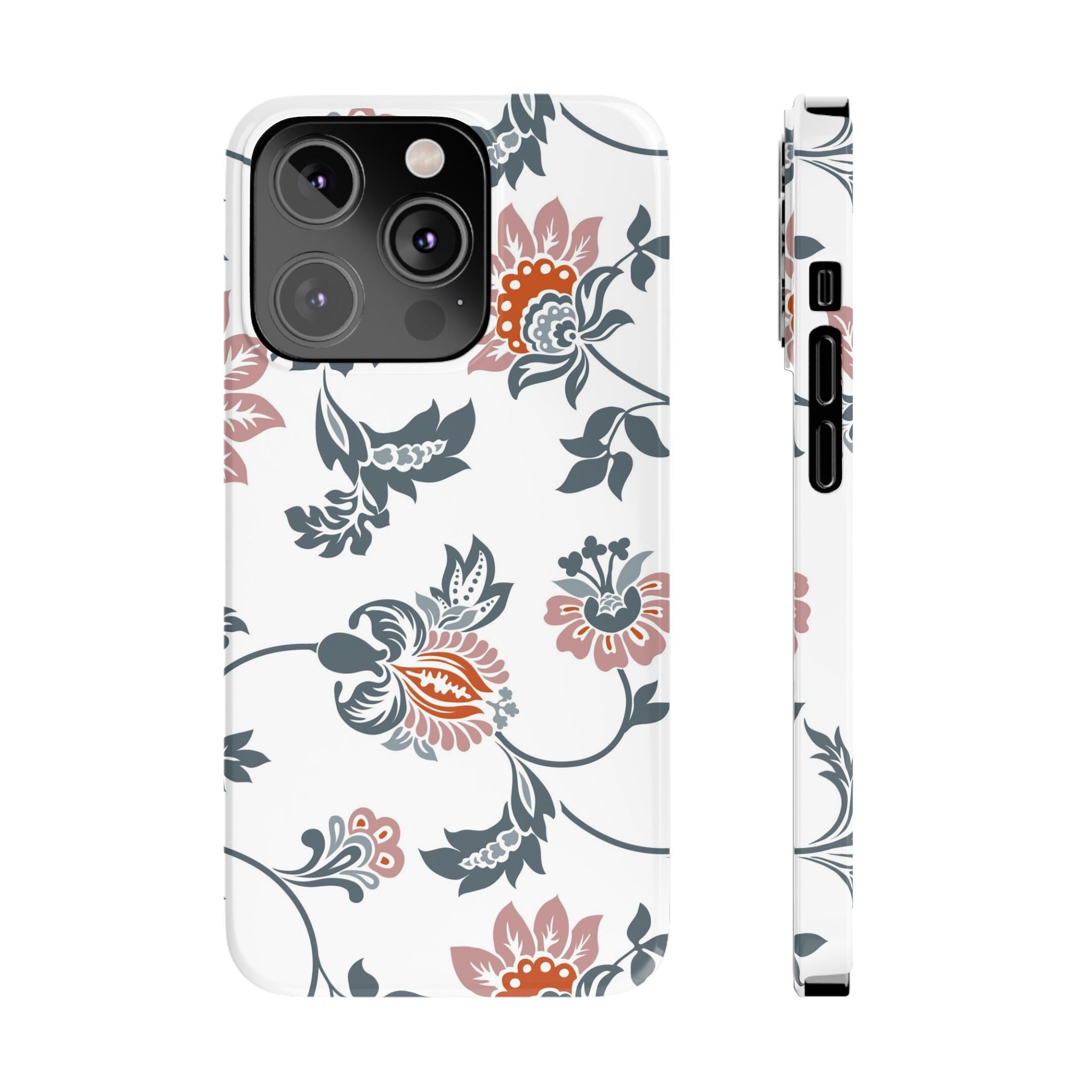 Pink and Green Floral