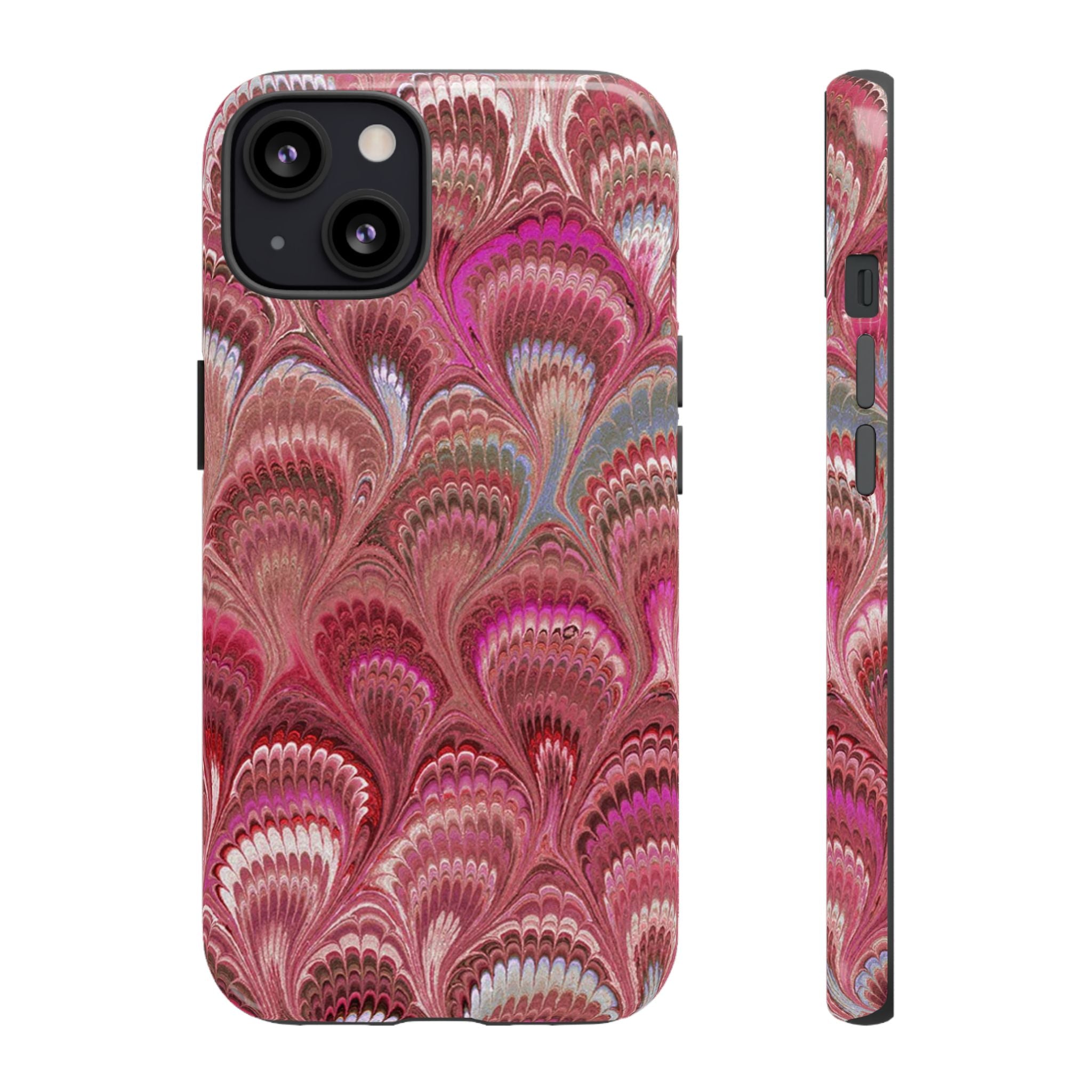 Shades of Pink Marbled Phone Case — Tough Protective Phone Cover