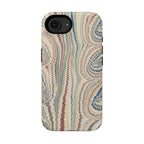 Italian Beige & Blue Marble Phone Case - Dual Layer Case - Impact-Resistant Durable Case for Apple & Samsung