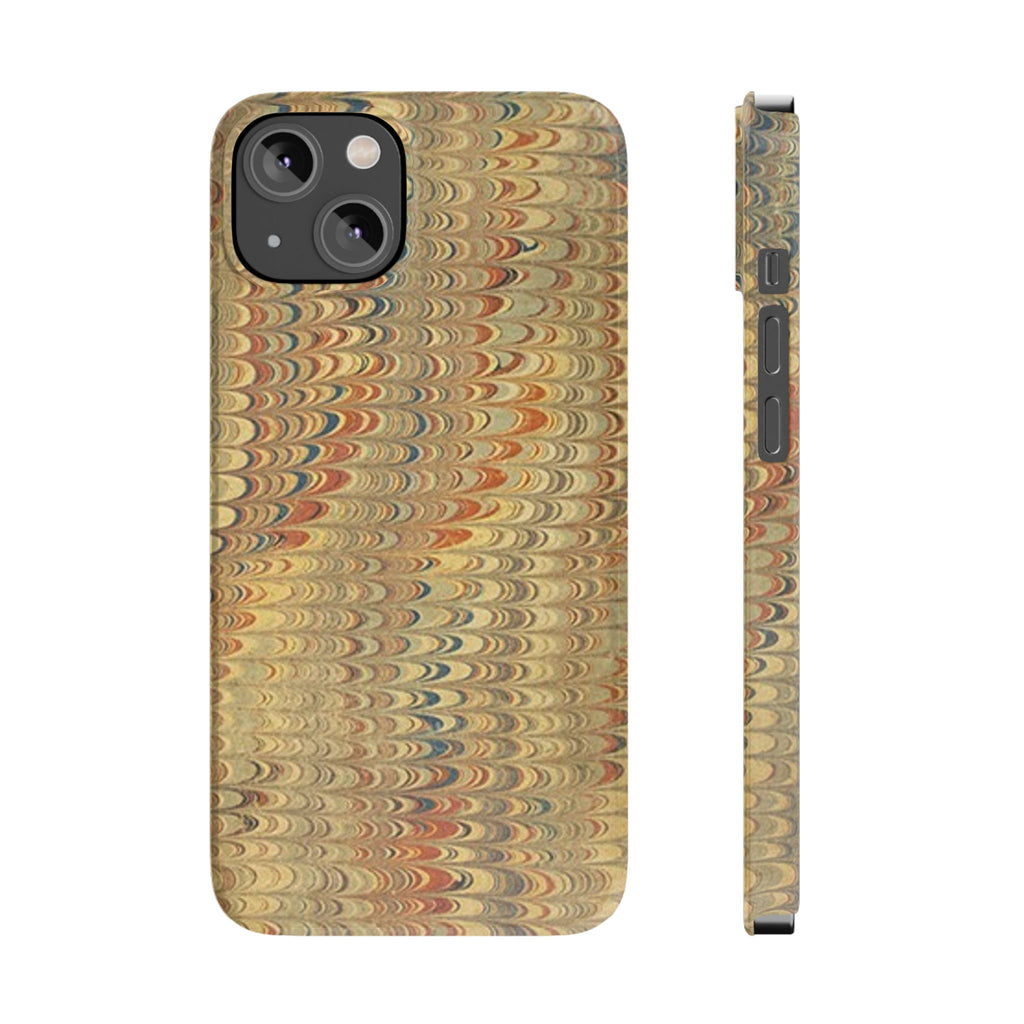Phone Cases - Golden Fall Neutrals Italian Marbled Design, Gift for Art Lovers, Customizable and Stylish