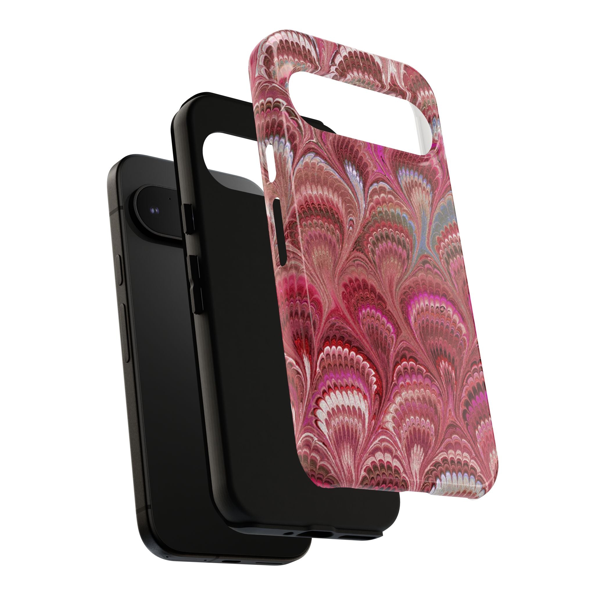 Shades of Pink Marbled Phone Case — Tough Protective Phone Cover