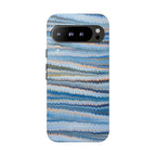 Blue Marbled Phone Cases iPhone + Samsung - all models, Vintage Marbled Design - Tough Cases