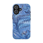 Melody of Blues Italian Swirl Wave Design Dual Layer Phone Case