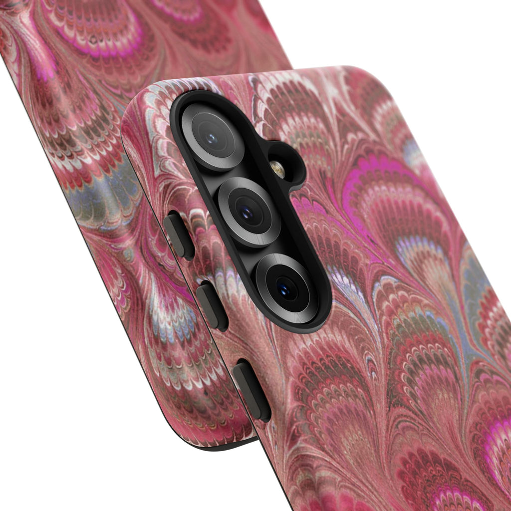 Shades of Pink Marbled Phone Case — Tough Protective Phone Cover