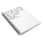 Funny Mark Twain Quote Spiral Notebook, Journal, Diary - Ruled Line