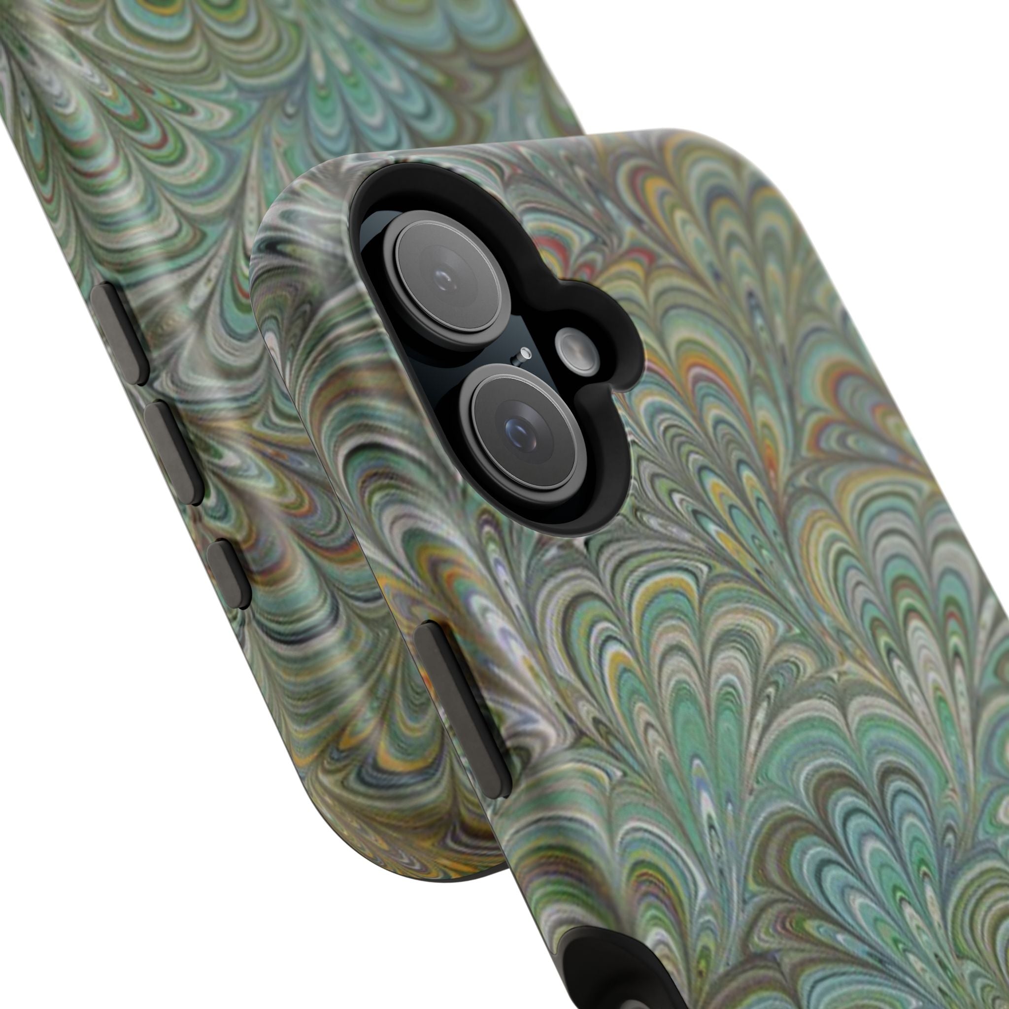 Italian Peacock Green Highly Durable Phone Case for Apple + Samsung