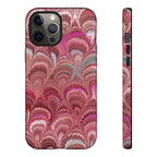 Shades of Pink Marbled Phone Case — Tough Protective Phone Cover