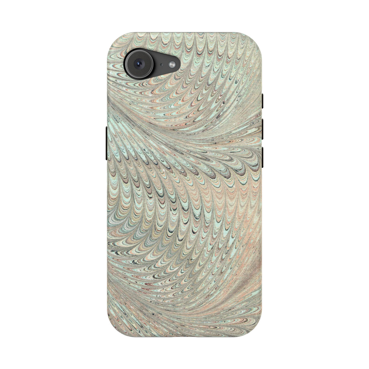 Mag Safe Italian Marble - Green Mint Dual Layer Phone Case