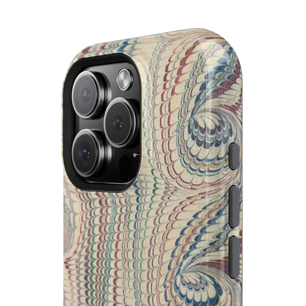 Italian Beige & Blue Marble Phone Case - Dual Layer Case - Impact-Resistant Durable Case for Apple & Samsung