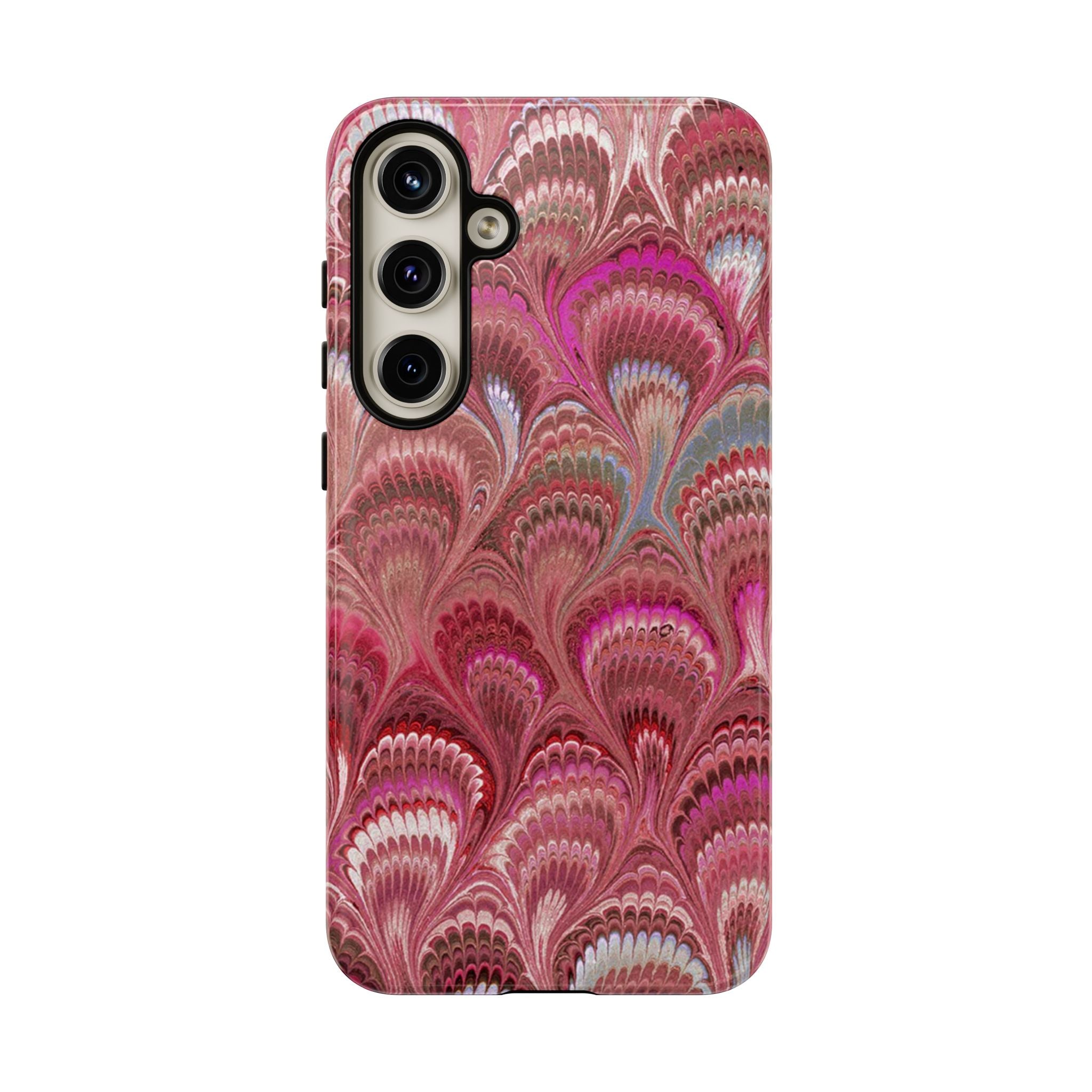 Shades of Pink Marbled Phone Case — Tough Protective Phone Cover