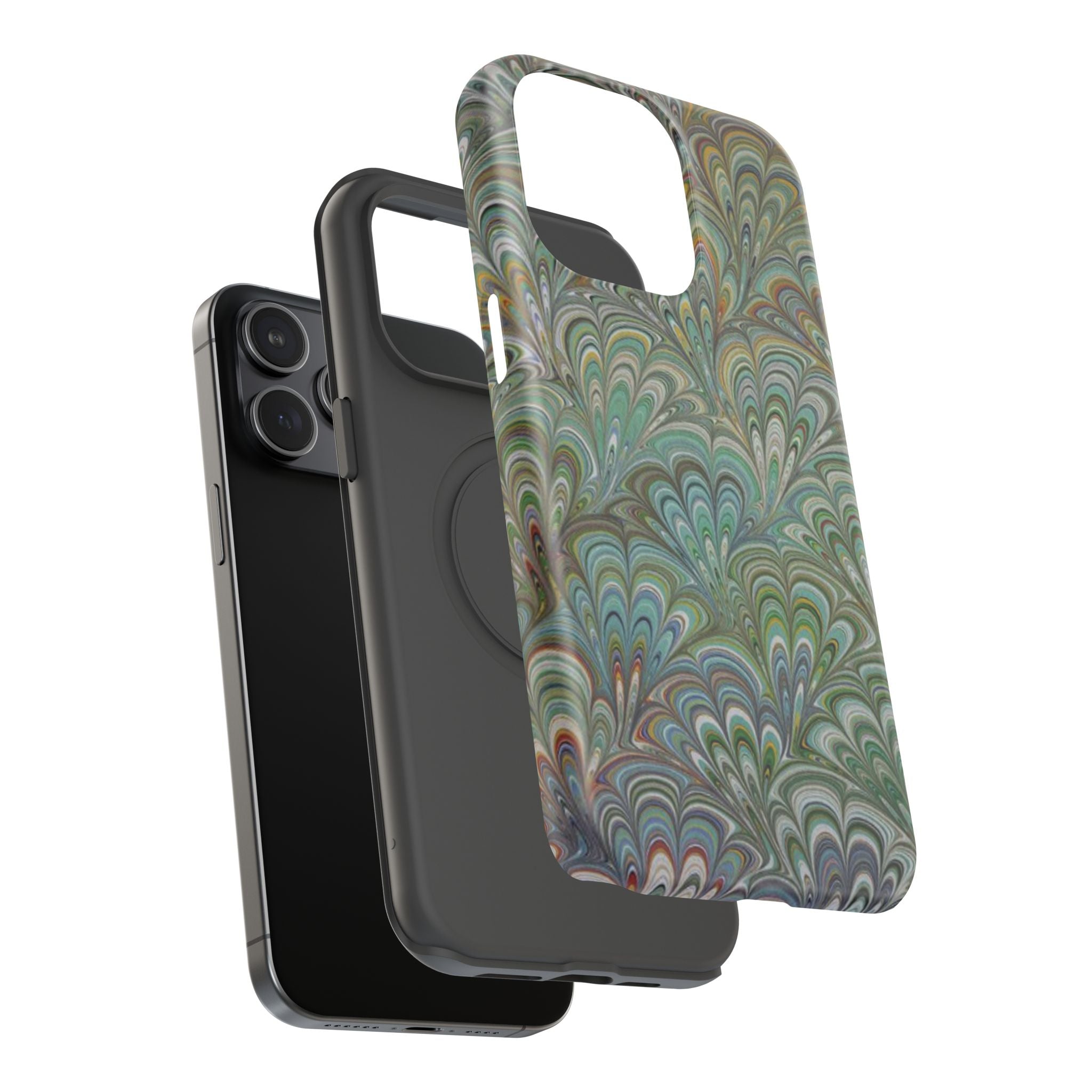 Italian Peacock Green Highly Durable Phone Case for Apple + Samsung