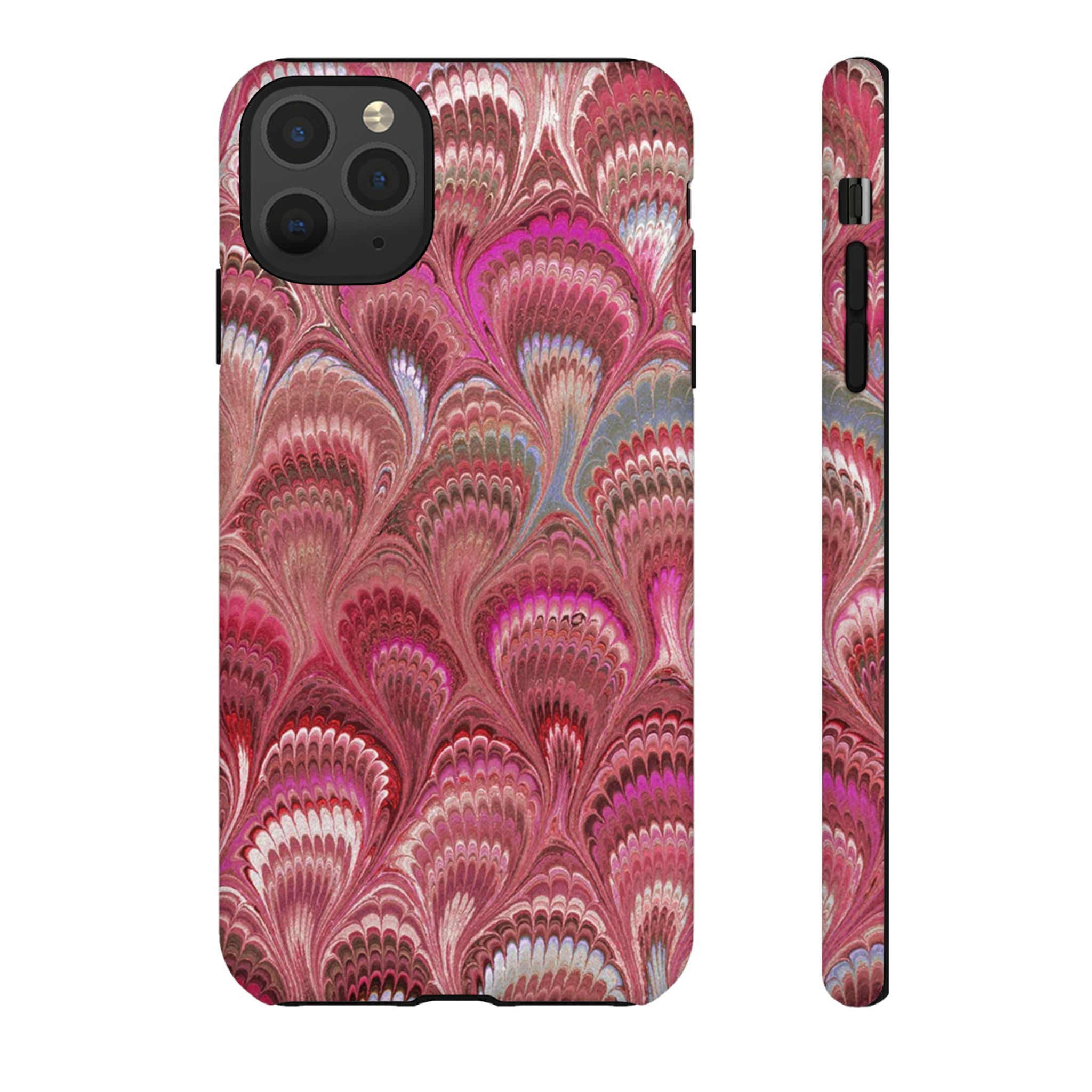 Shades of Pink Marbled Phone Case — Tough Protective Phone Cover