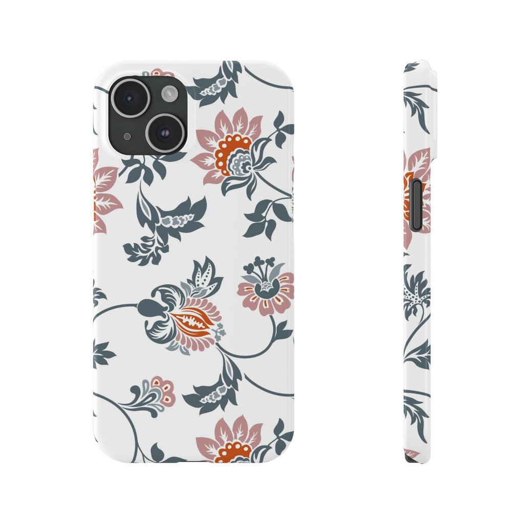 Pink and Green Floral