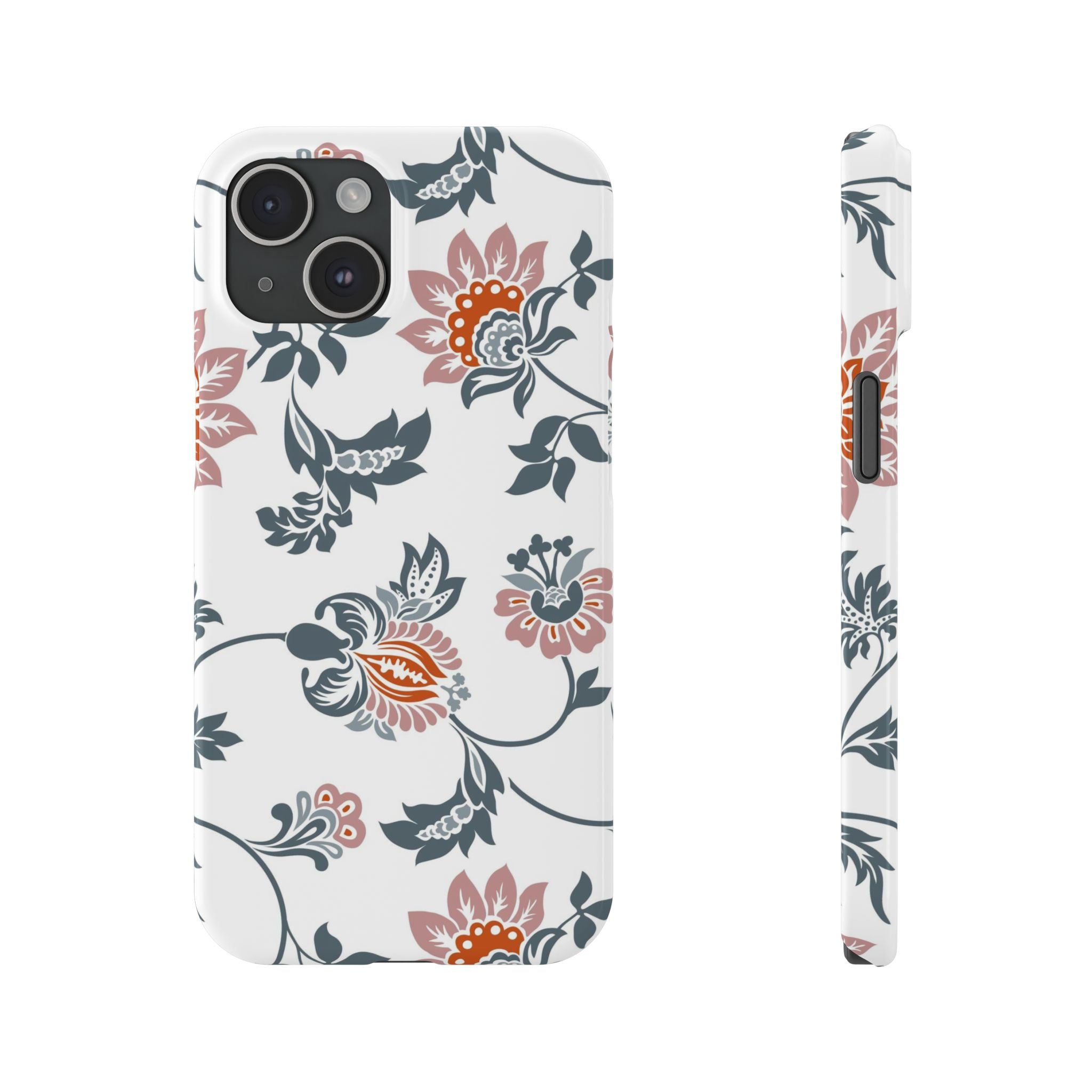 Pink and Green Floral