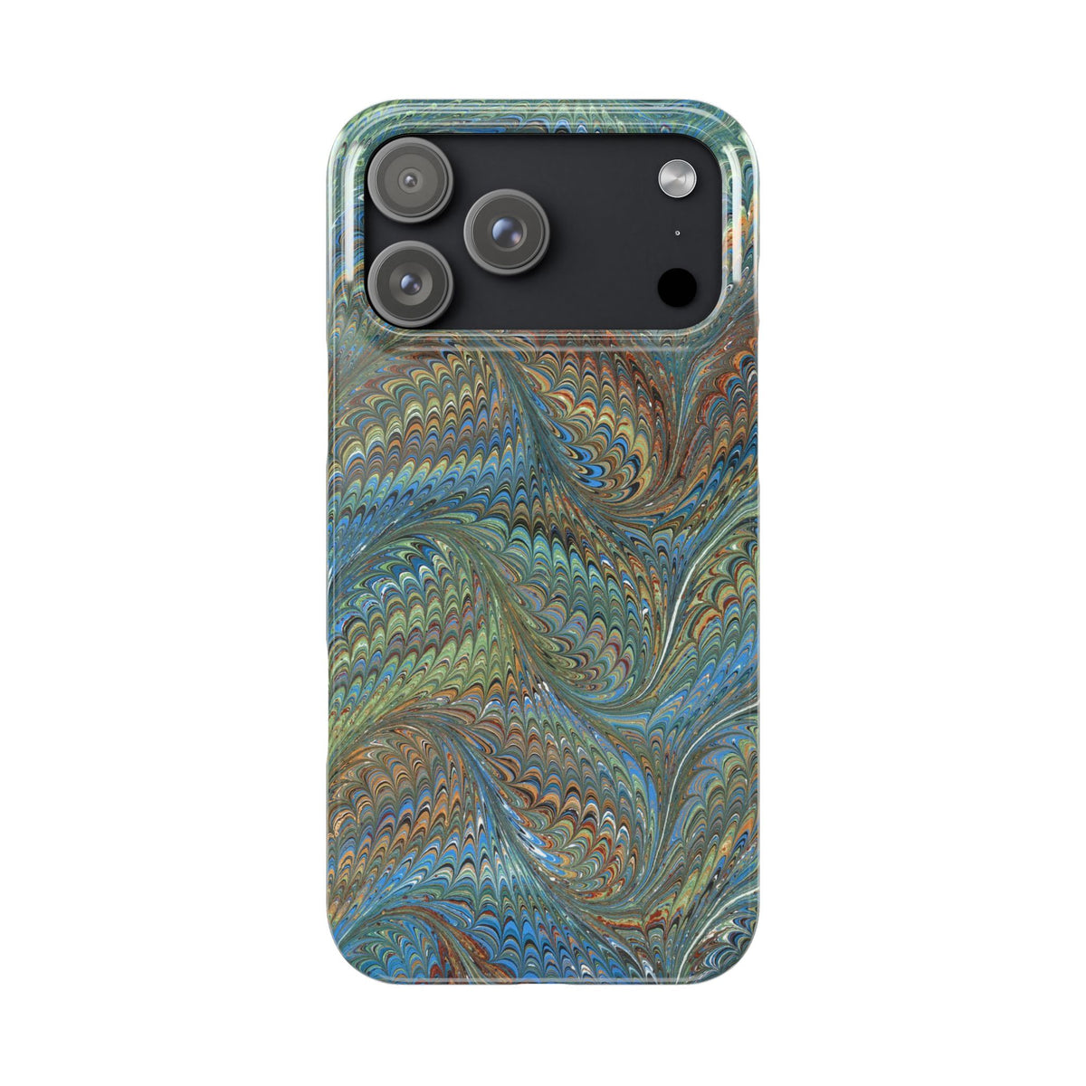 Blue and Green Swirl