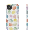 Colorful Watercolor Organic Circle Phone Cases