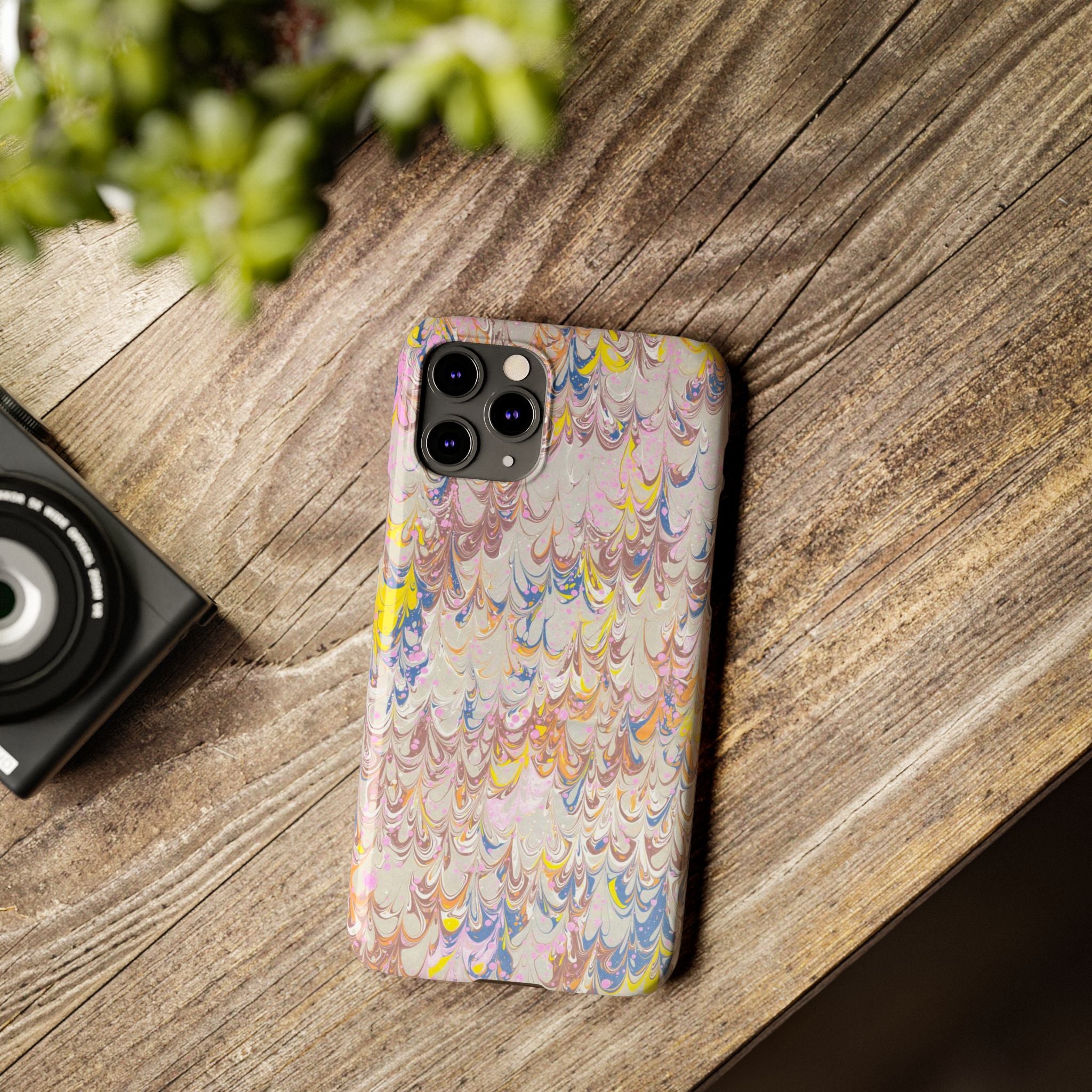 Multi-Color Italian Marbled Designed, Slim Phone Cases, Case-Mate