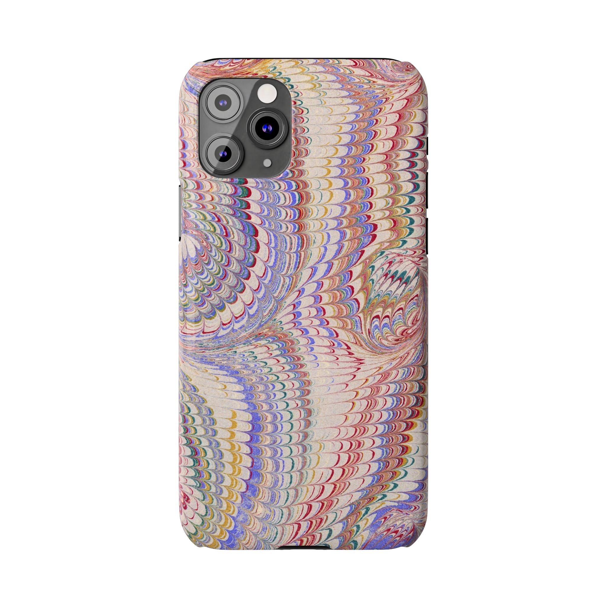 Pink Pastel Marbled Design, Italy Feather IPHONE17 + All Phone Cases