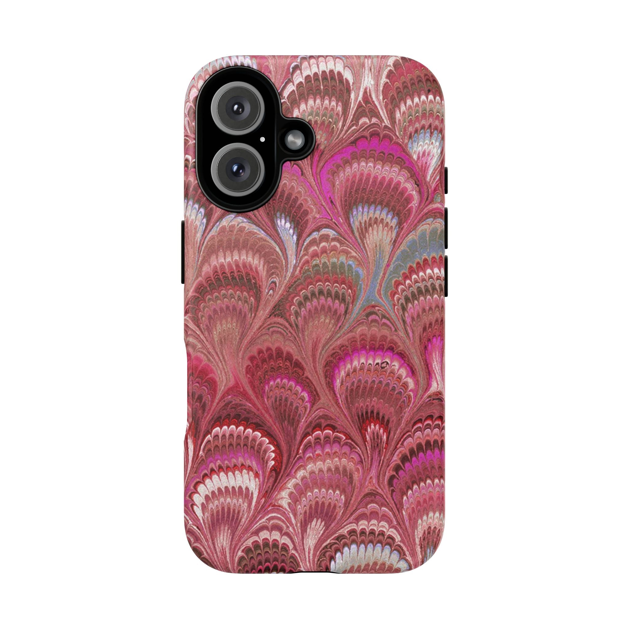 Shades of Pink Marbled Phone Case — Tough Protective Phone Cover