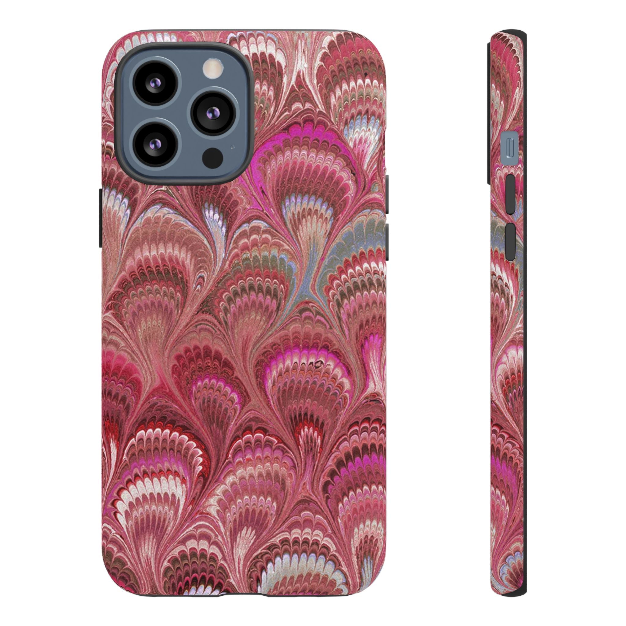 Shades of Pink Marbled Phone Case — Tough Protective Phone Cover