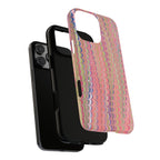 Pink Pastels Feather Marbled Vintage Design iPhone 16 + Samsung + Apple + Google - all models