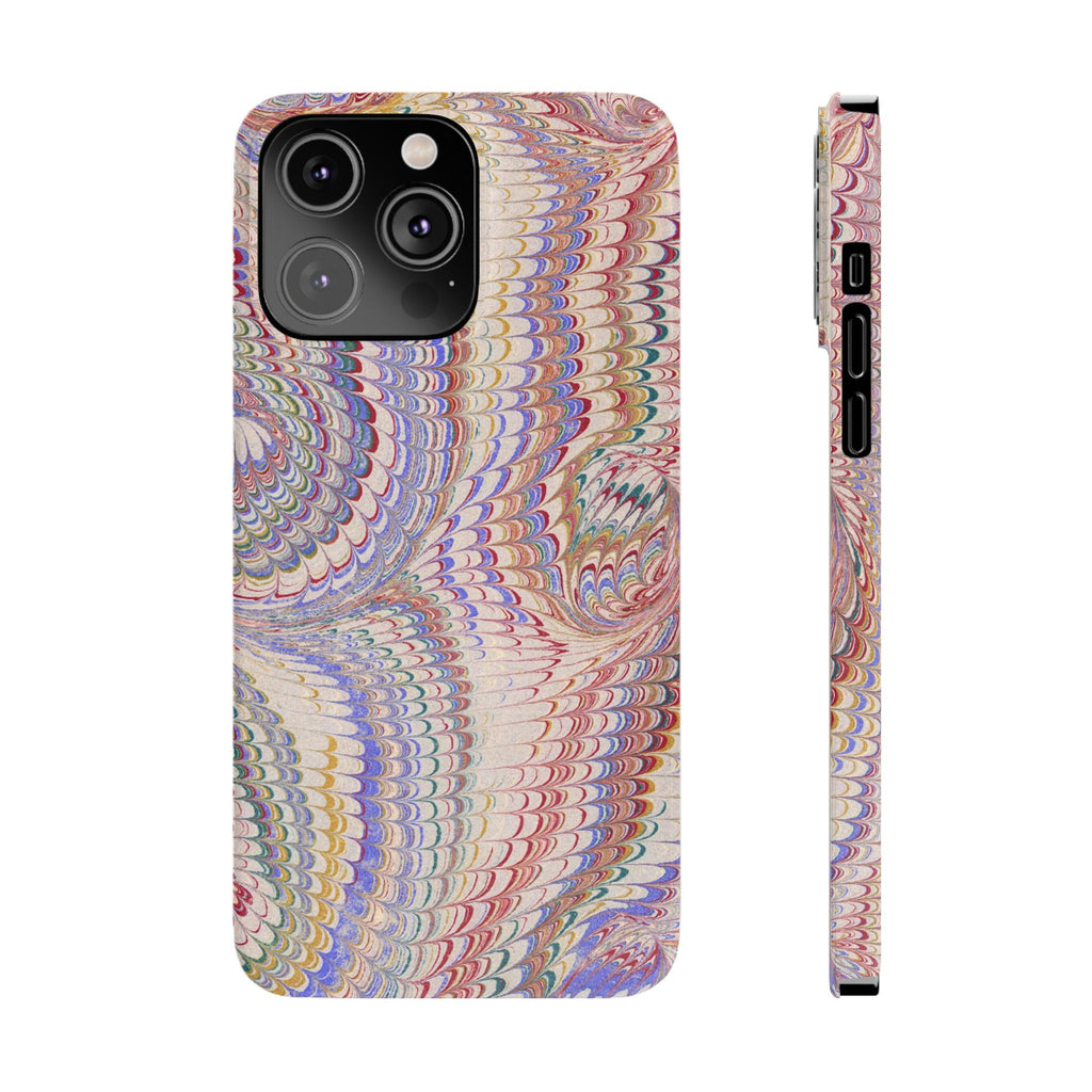 Pink Pastel Marbled Design, Italy Feather IPHONE17 + All Phone Cases