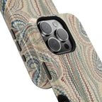 Italian Beige & Blue Marble Phone Case - Dual Layer Case - Impact-Resistant Durable Case for Apple & Samsung