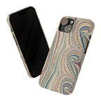Beige and Neutrals Italian Vintage Marbled Paper Design on iPhone 17 + All Cases