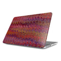 Red, Burgundy, Lavender Feather Peacock Marble MacBook Cover Case / Protective Cover