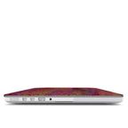 Red, Burgundy, Lavender Feather Peacock Marble MacBook Cover Case / Protective Cover