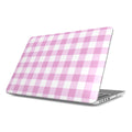 Pink and White Gingham MacBook Cover Case / Protective Cover