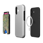 Green Swirl Magnetic Wallet Phone Accessory