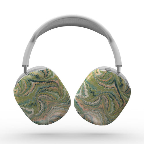 Apple AirPods Max Tough Case with Vintage Green Swirls