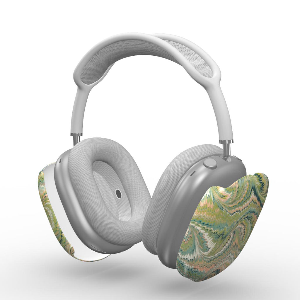 Apple AirPods Max Tough Case with Vintage Green Swirls