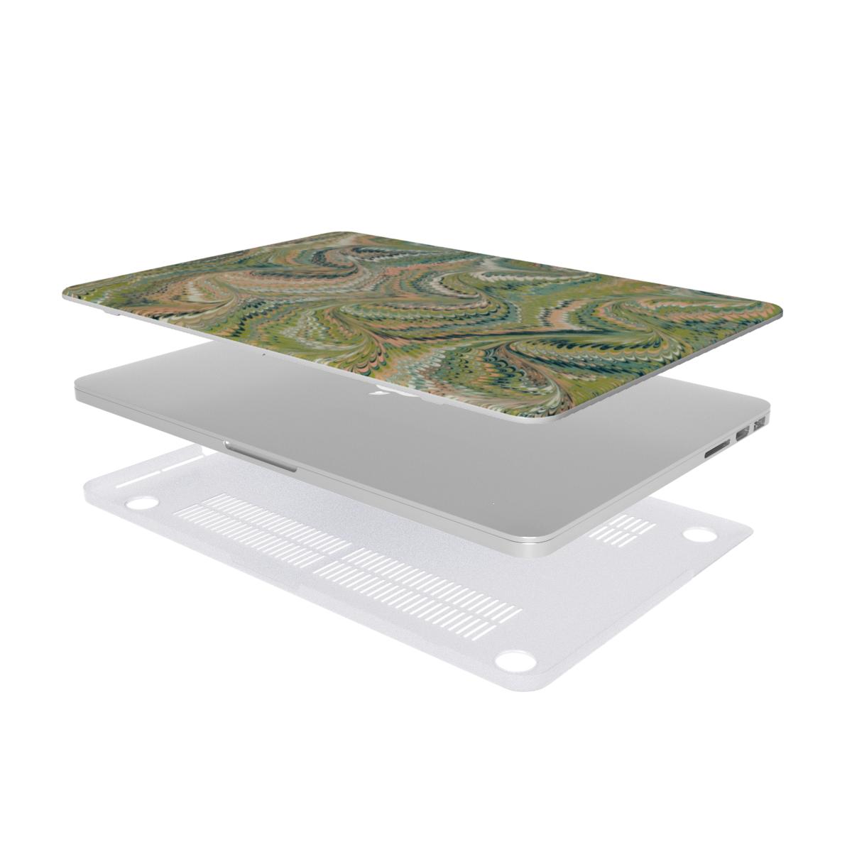 Florentine Green Swirl Design for MacBook Cover Case / Protective Cover